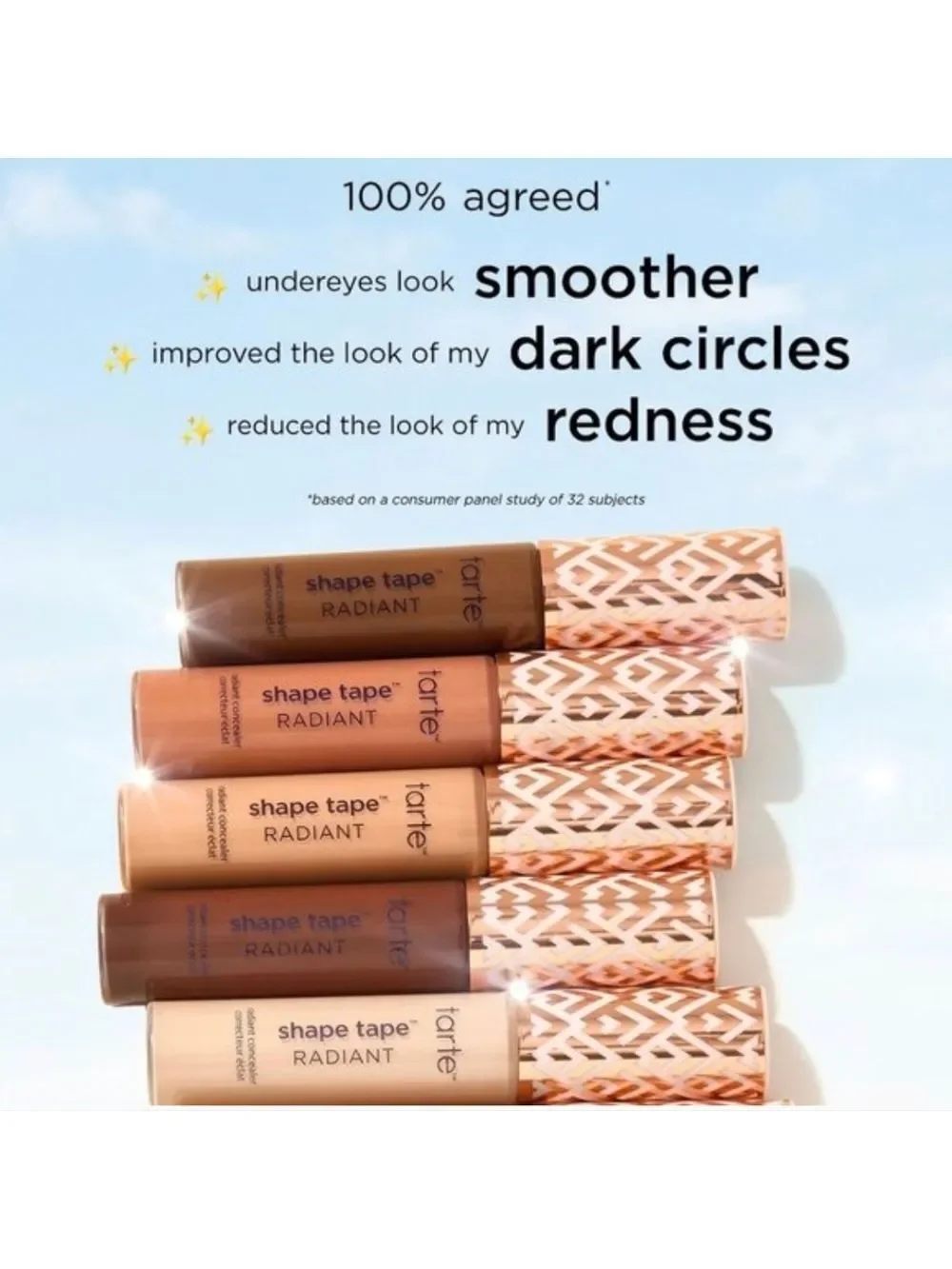 MINI Tarte Shape Tape Radiant Concealer: 53N Deep (Neutral)